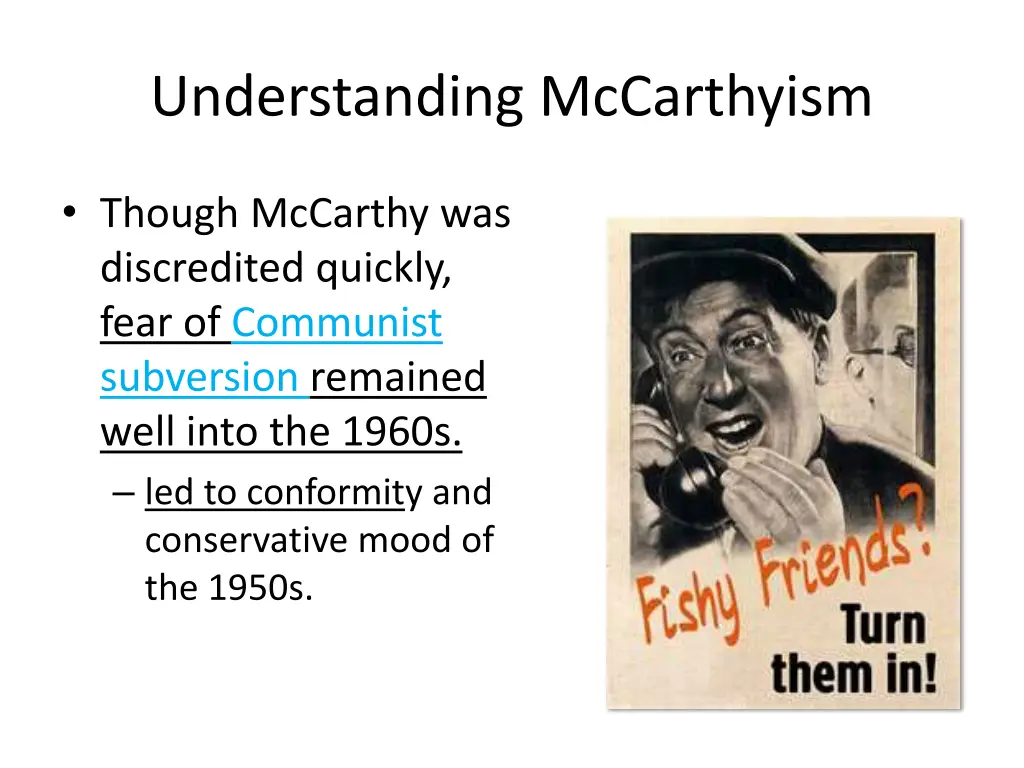 understanding mccarthyism