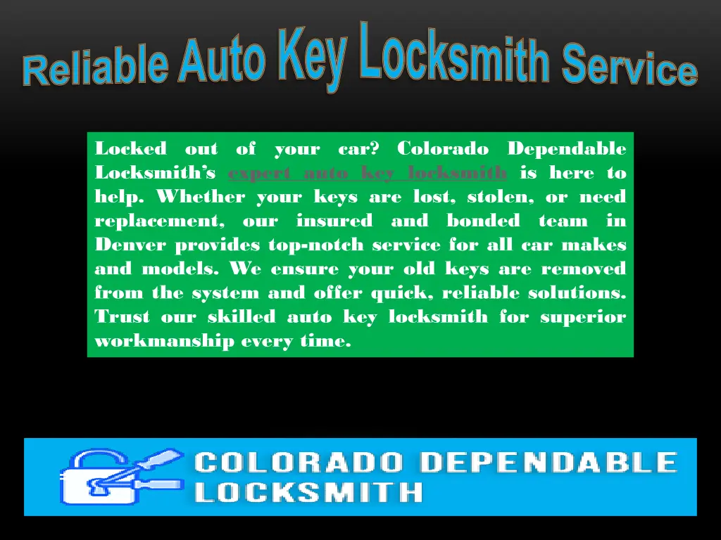 reliable auto key locksmith service 3