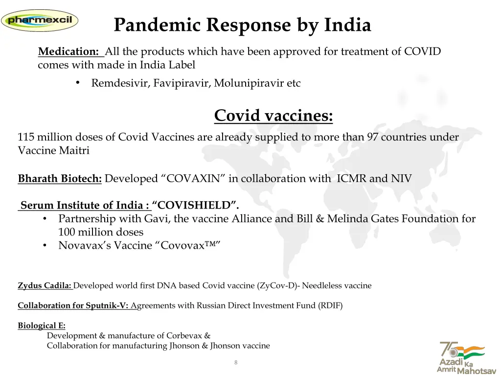 pandemic response by india