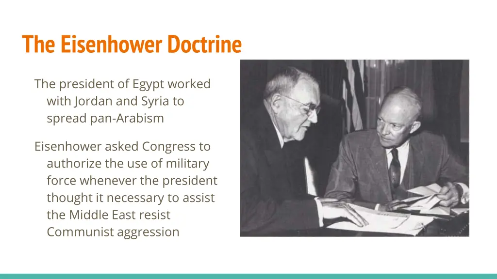 the eisenhower doctrine