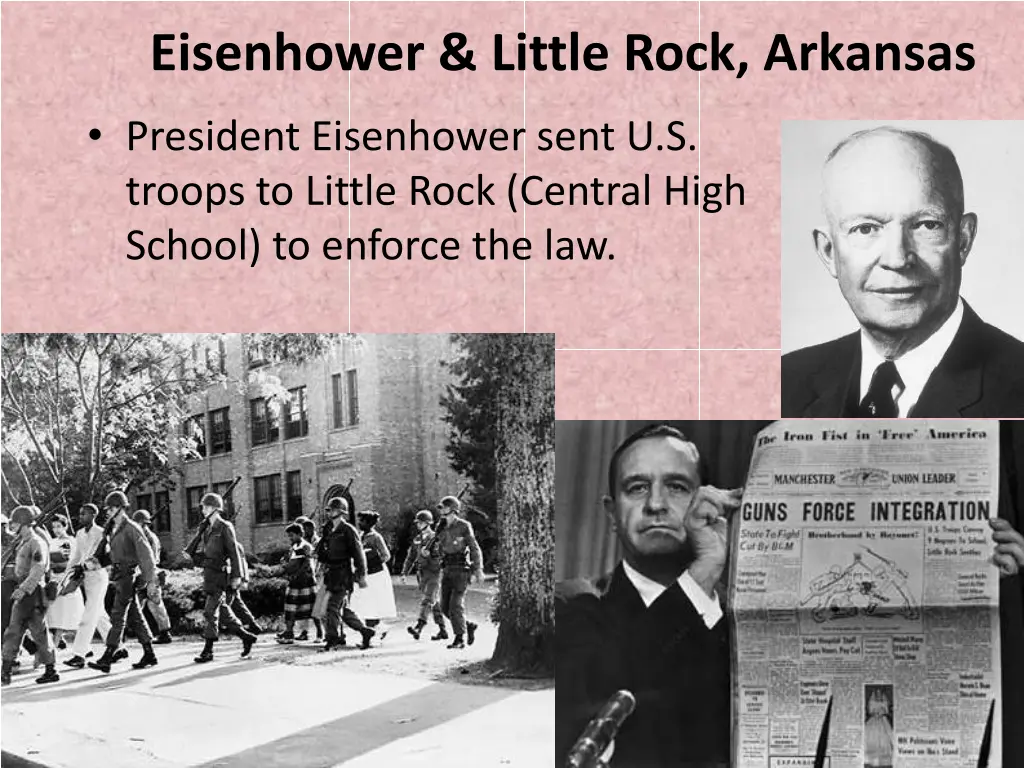 eisenhower little rock arkansas