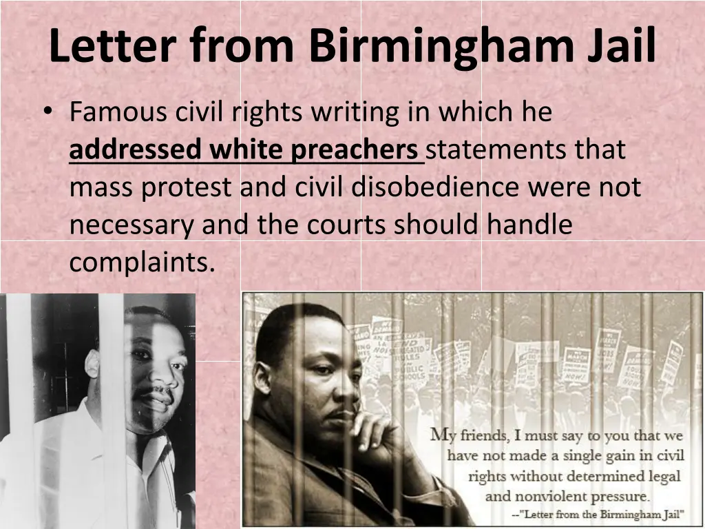 letter from birmingham jail