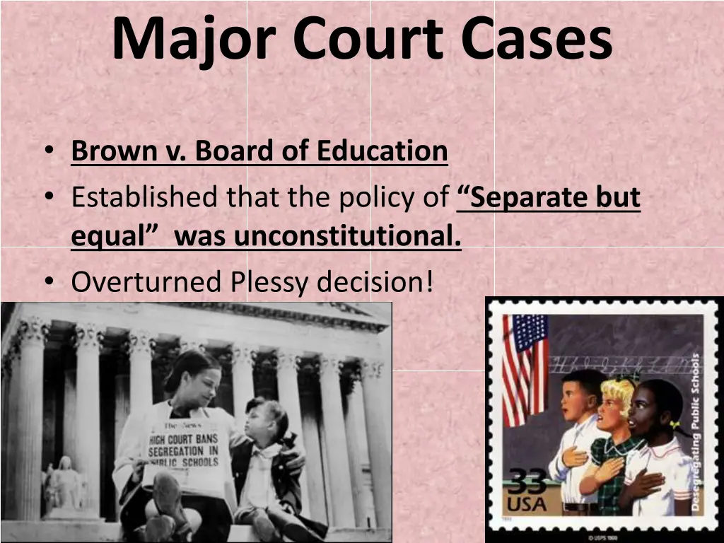 major court cases 1