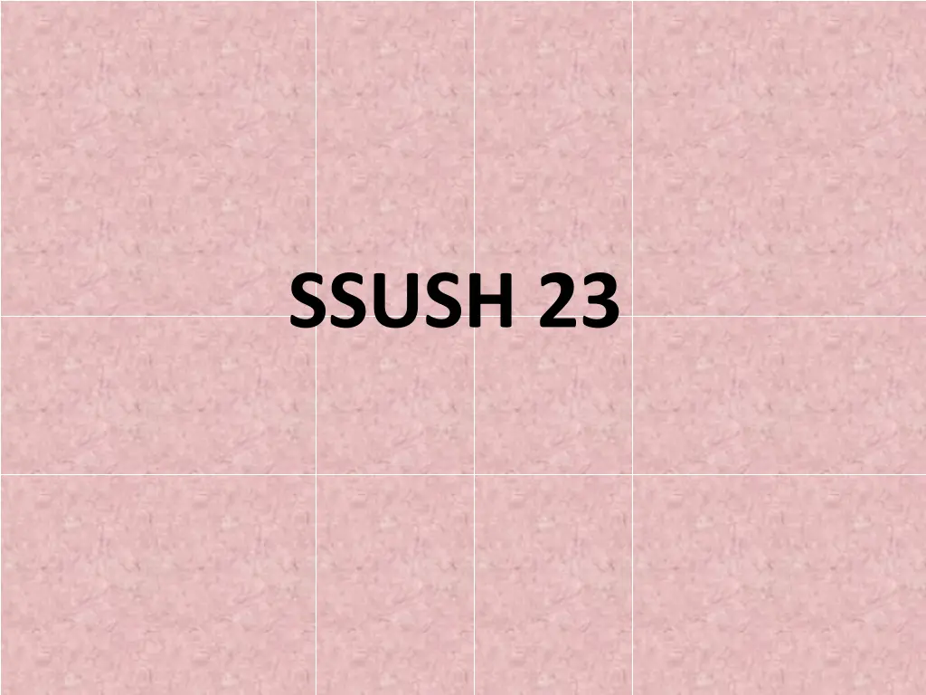 ssush 23