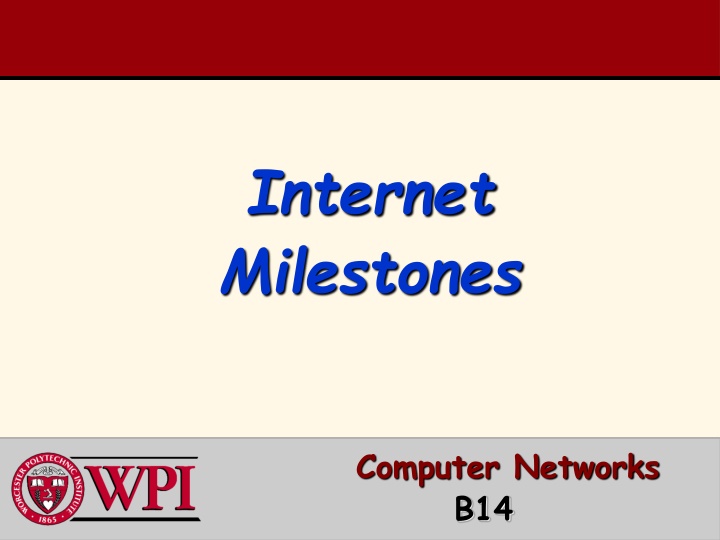 internet milestones