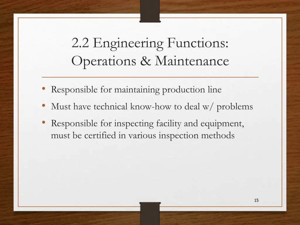 2 2 engineering functions operations maintenance