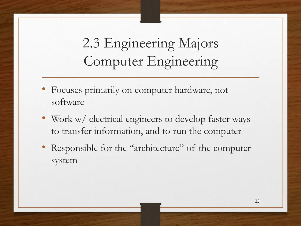 2 3 engineering majors computer engineering