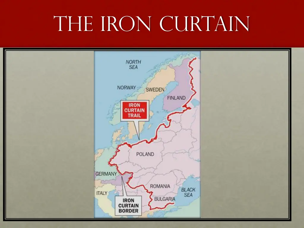 the iron curtain