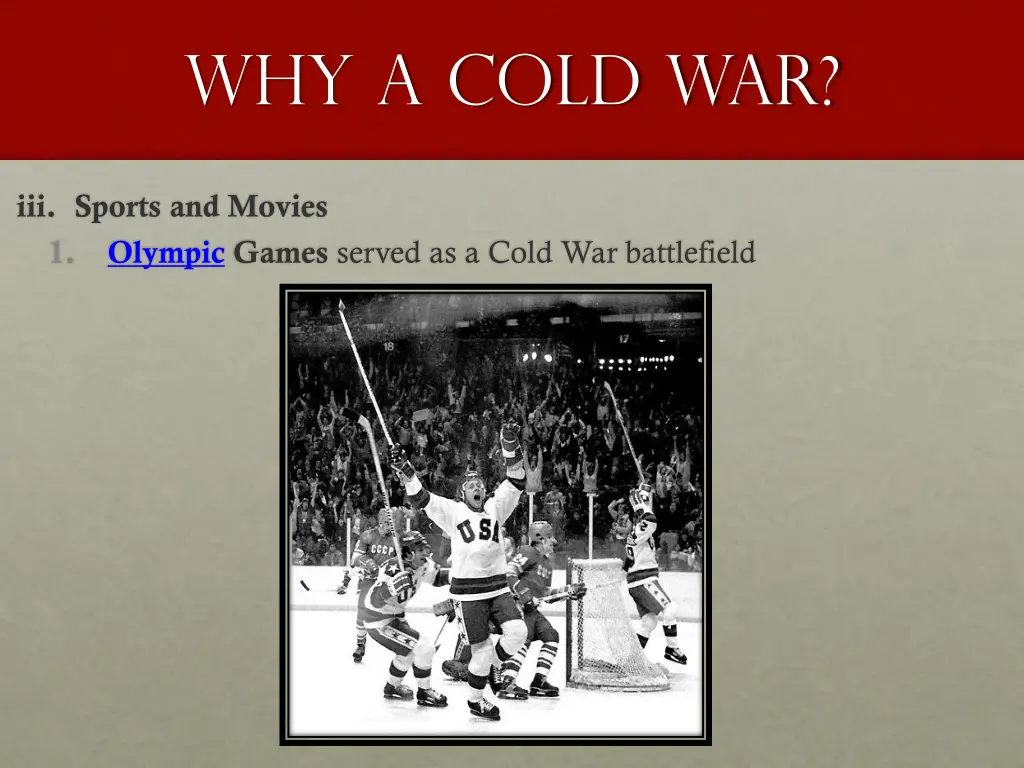 why a cold war 5