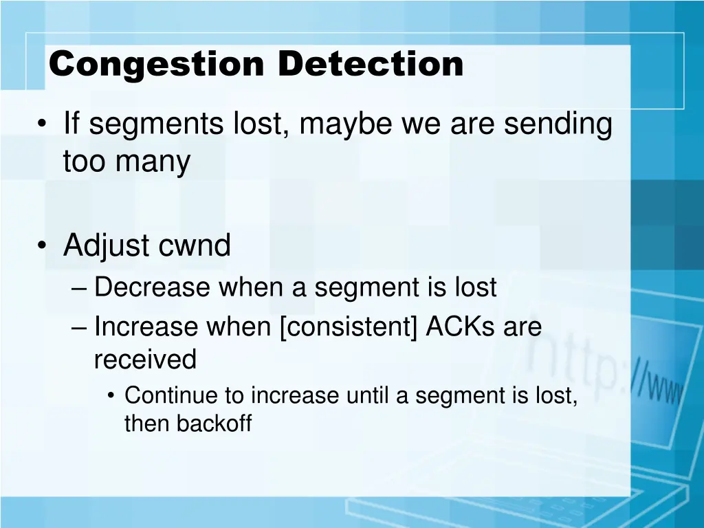 congestion detection