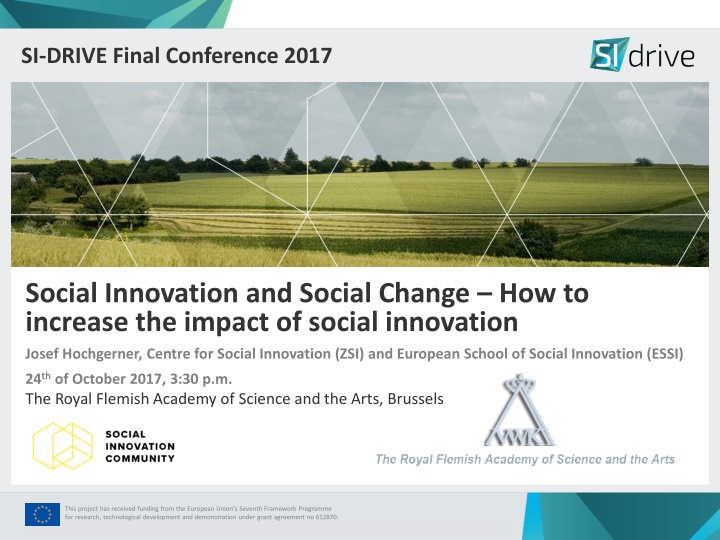 si drive final conference 2017