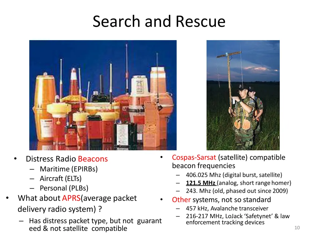 search and rescue