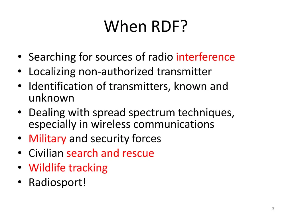 when rdf