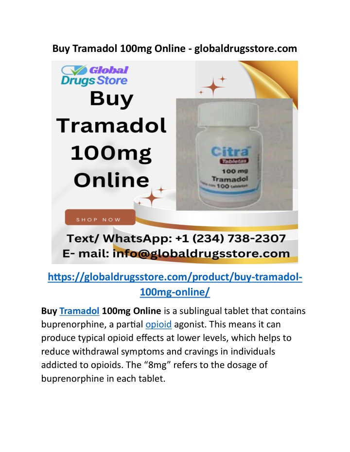 buy tramadol 100mg online globaldrugsstore com