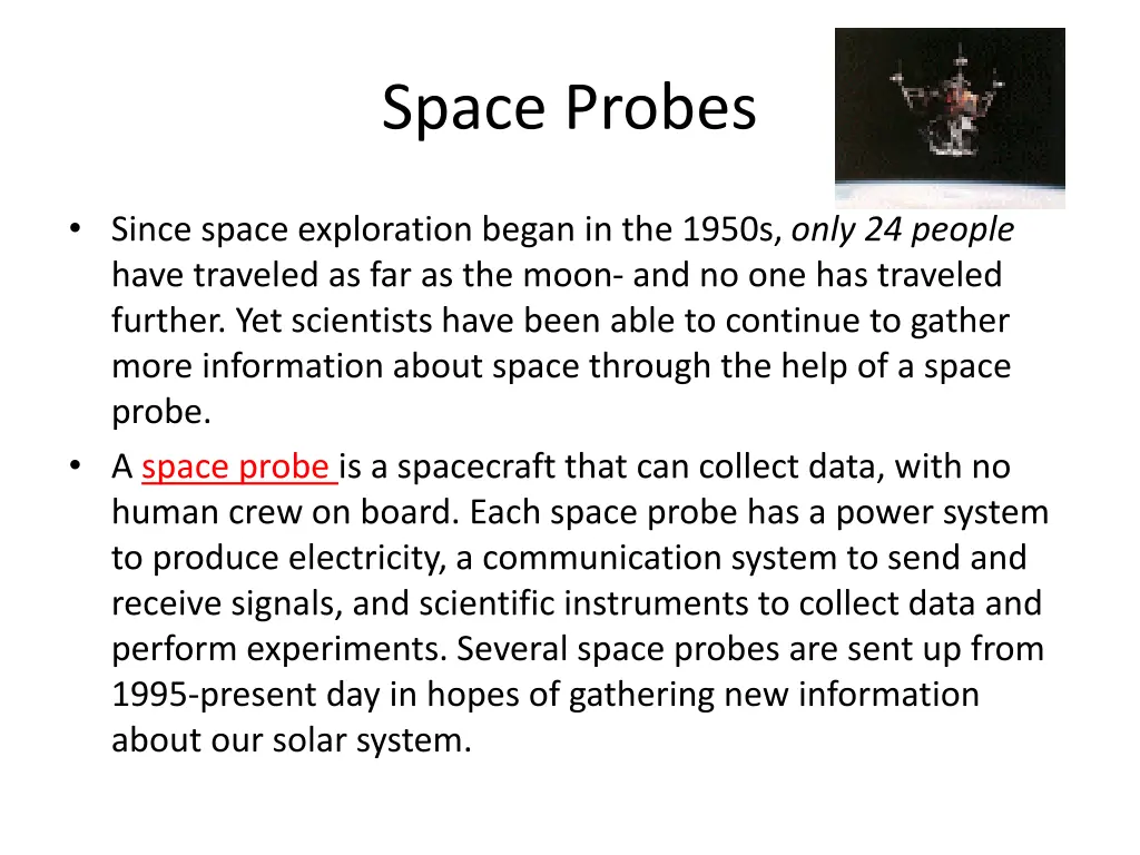 space probes