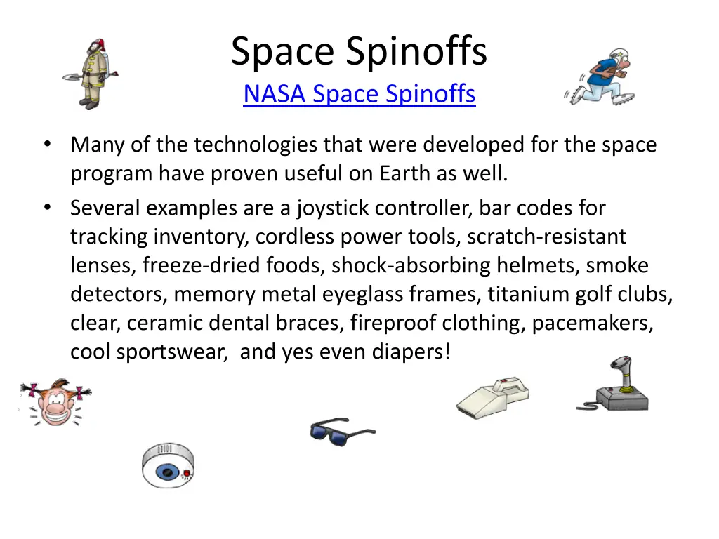 space spinoffs nasa space spinoffs