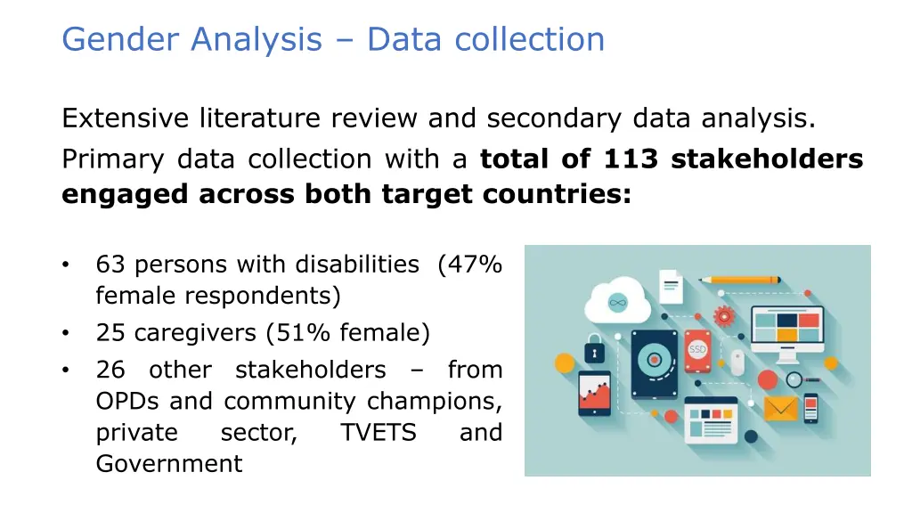 gender analysis data collection