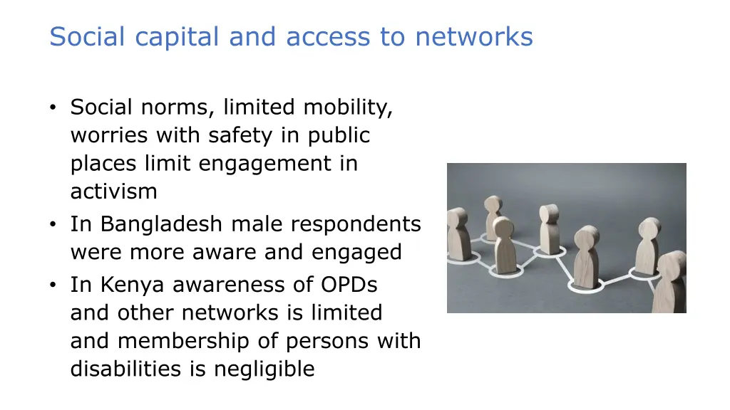 social capital and access to networks