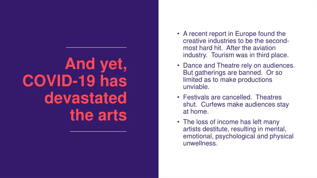 a recent report in europe found the creative