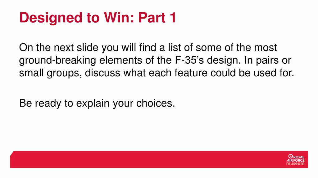 designed to win part 1