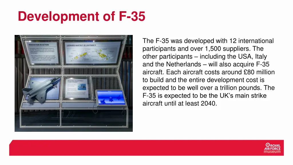 development of f 35