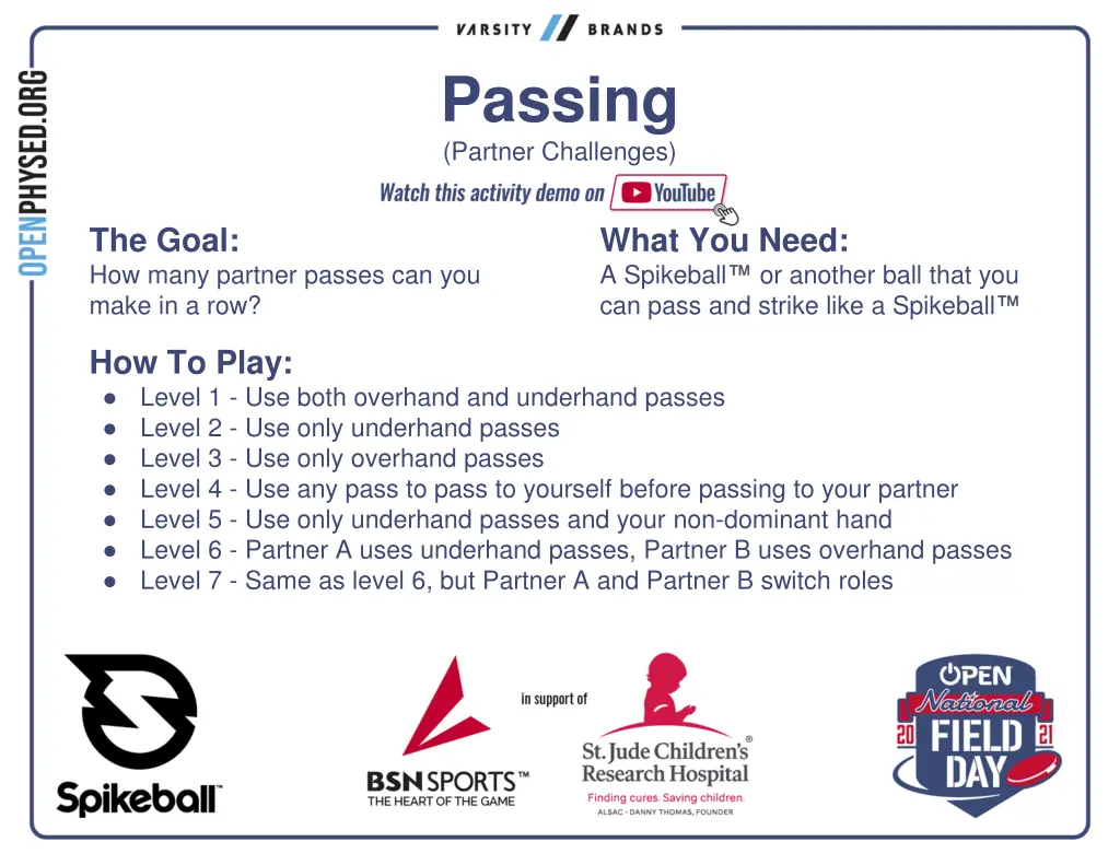 passing partner challenges