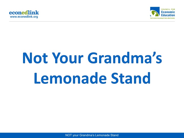 not your grandma s lemonade stand