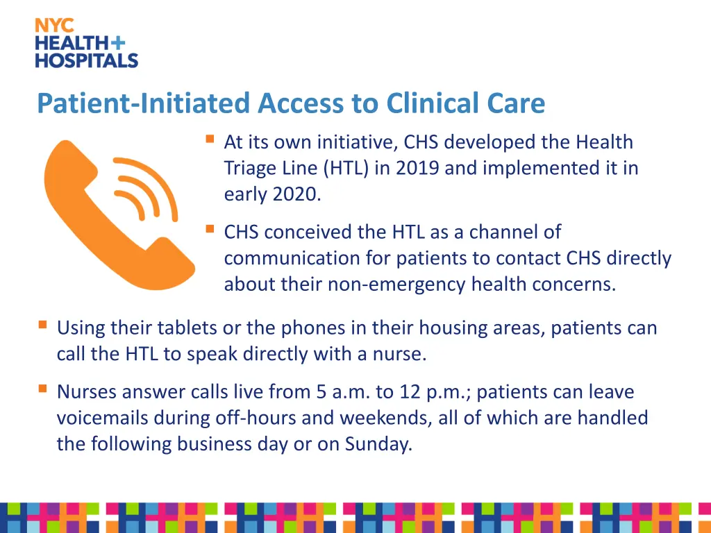 patient initiated access to clinical care