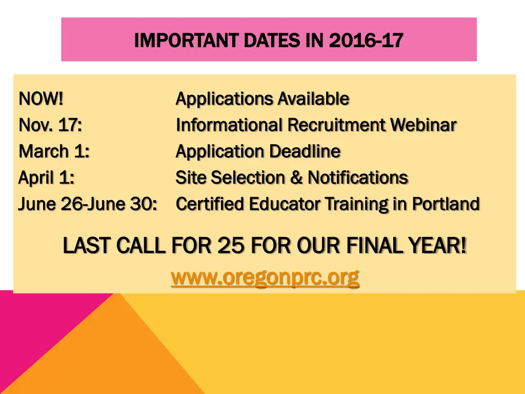 important dates in 2016 important dates in 2016 17