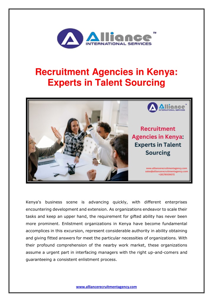 recruitment agencies in kenya experts in talent