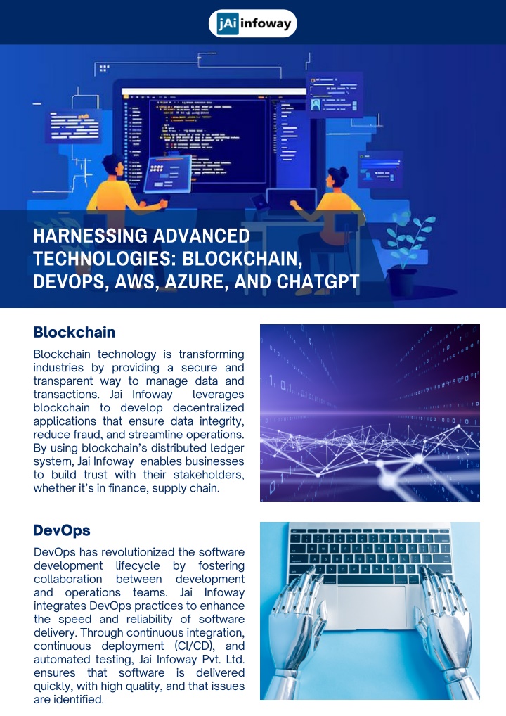 harnessing advanced technologies blockchain