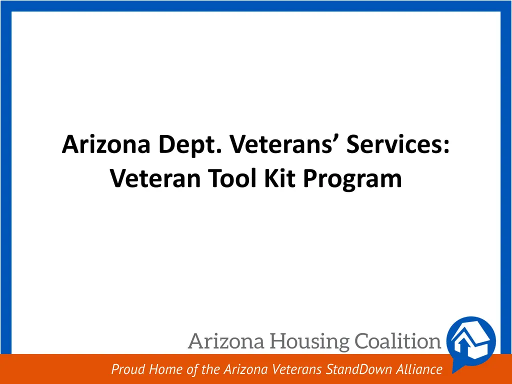 arizona dept veterans services veteran tool