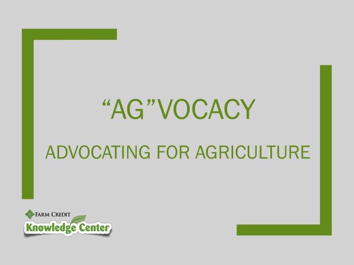 ag vocacy