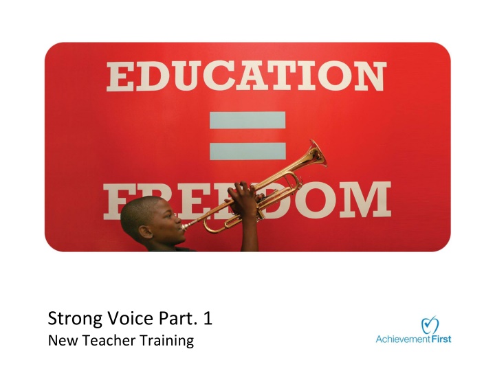 strong voice part 1 new teacher training