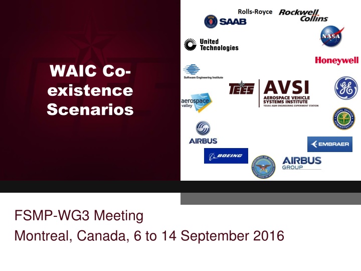 waic co existence scenarios