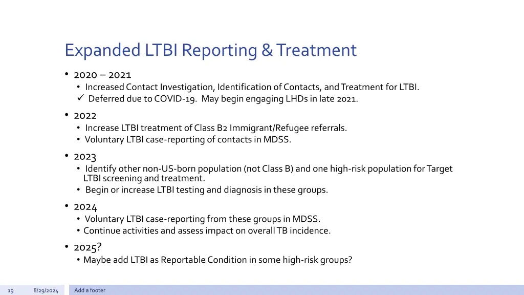 expanded ltbi reporting treatment