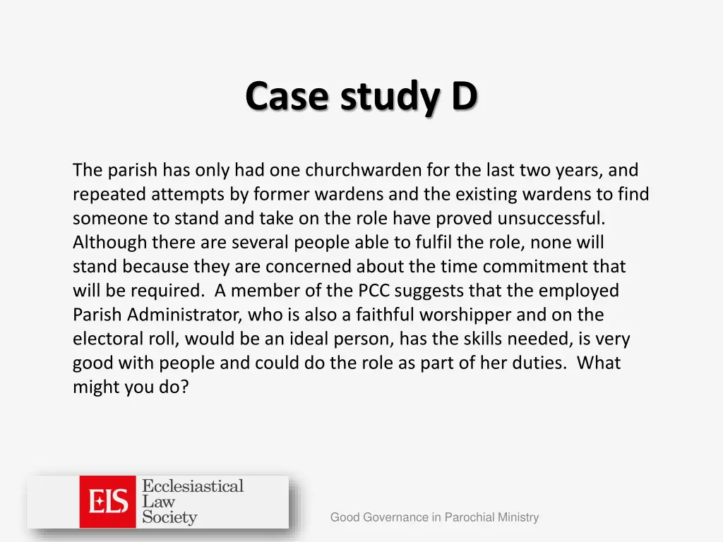 case study d