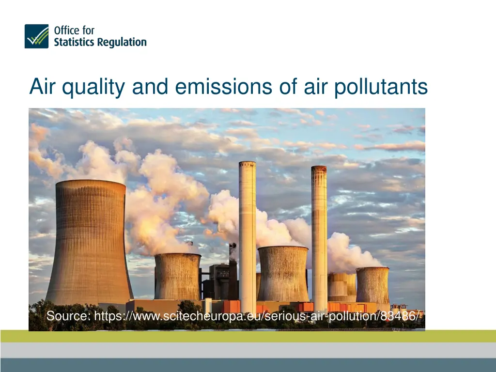 air quality and emissions of air pollutants