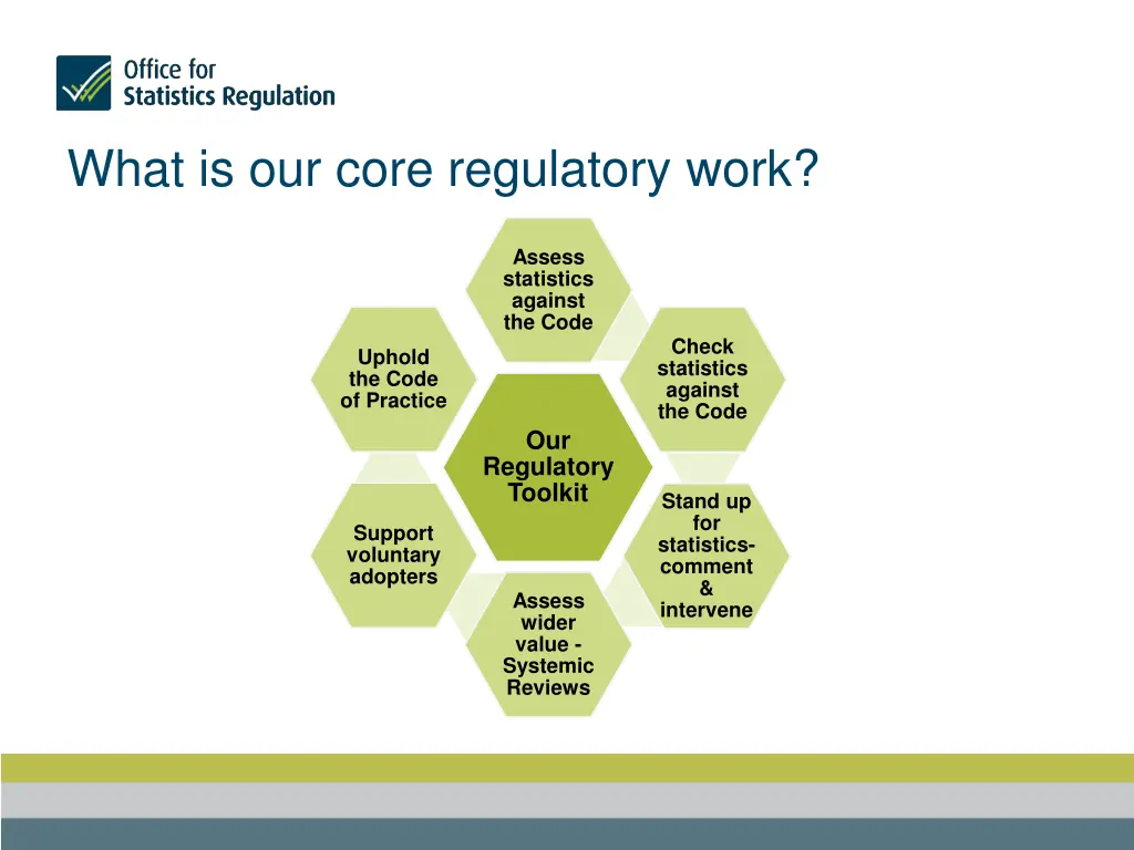 what is our core regulatory work 5