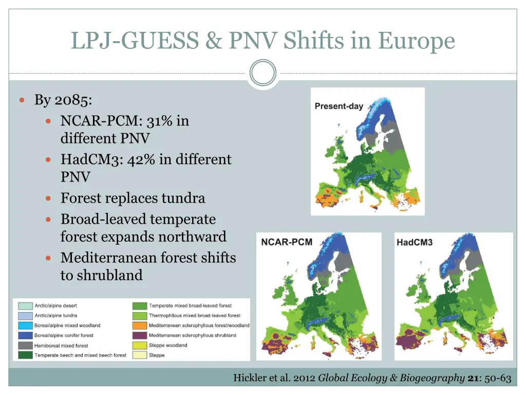 lpj guess pnv shifts in europe