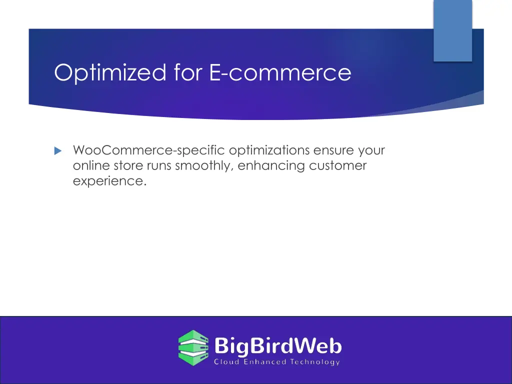 optimized for e commerce