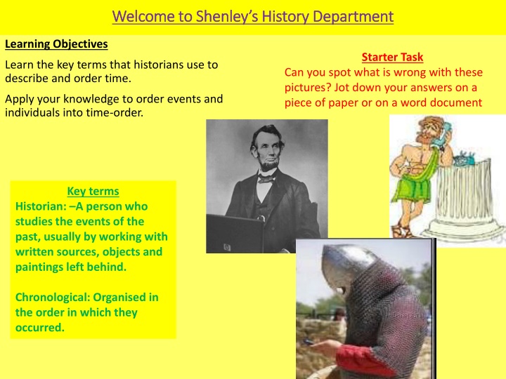 welcome to shenley s history department welcome