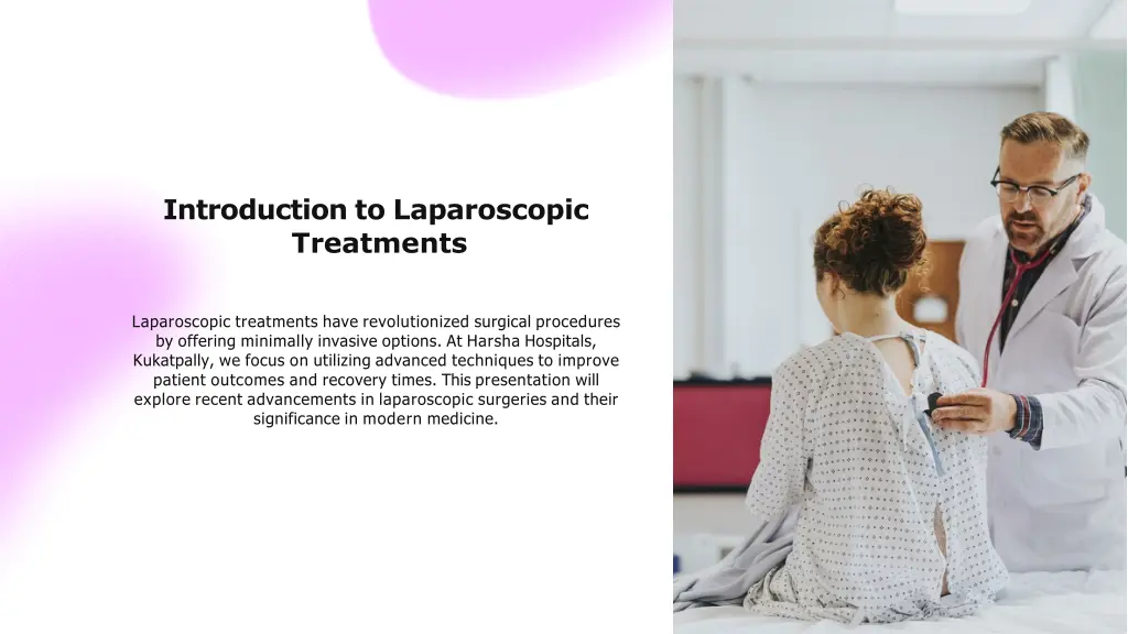 introduction to laparoscopic treatments