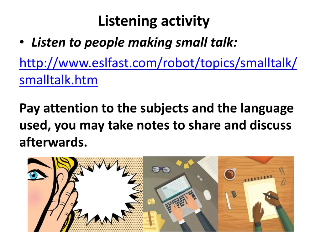 listening activity