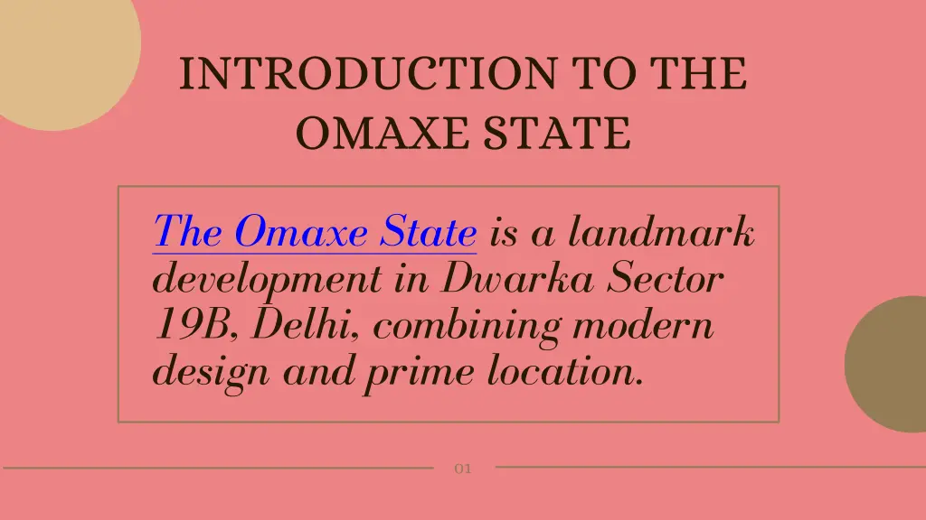 introduction to the omaxe state