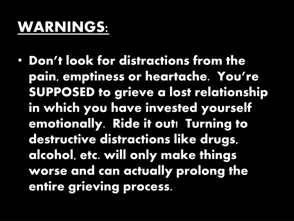 warnings 4