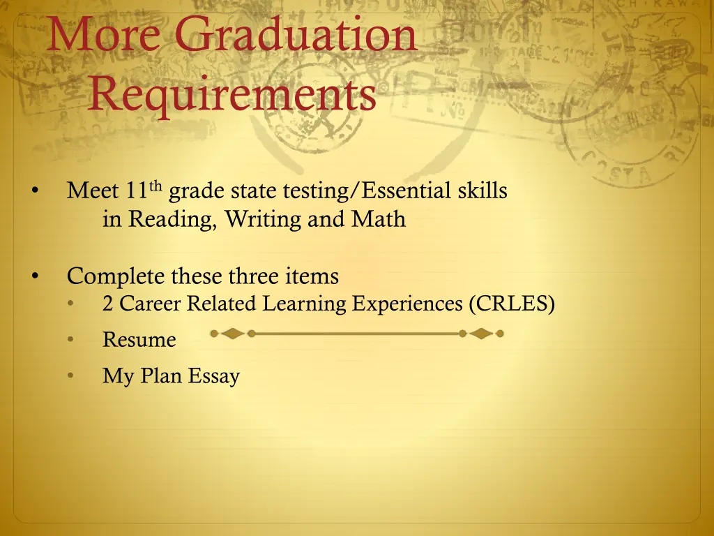 more graduation requirements