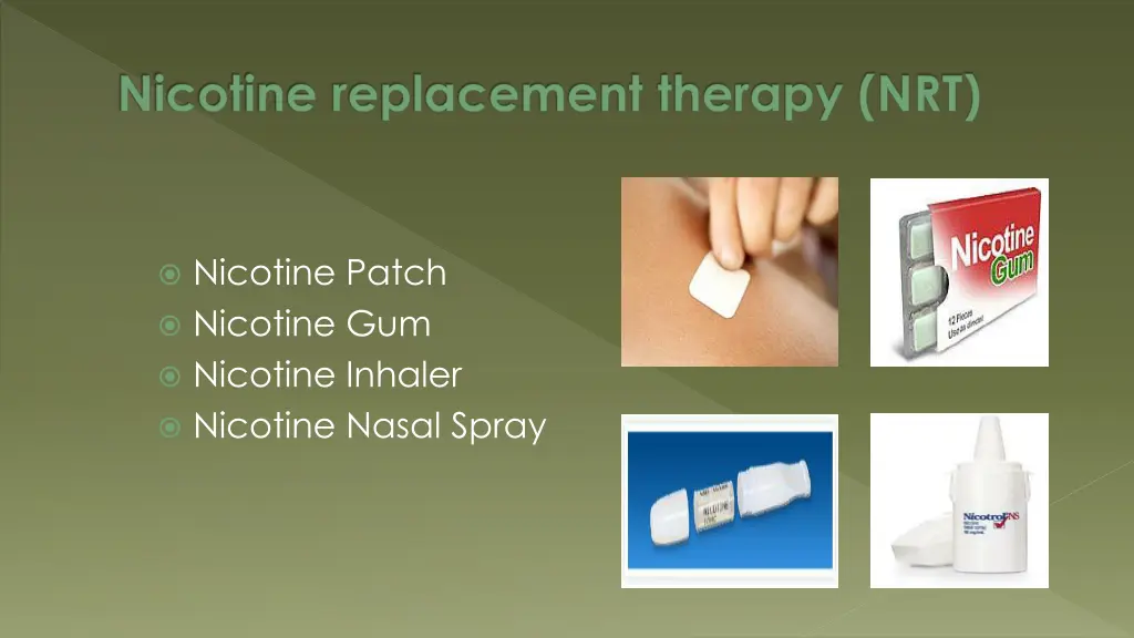 nicotine replacement therapy nrt