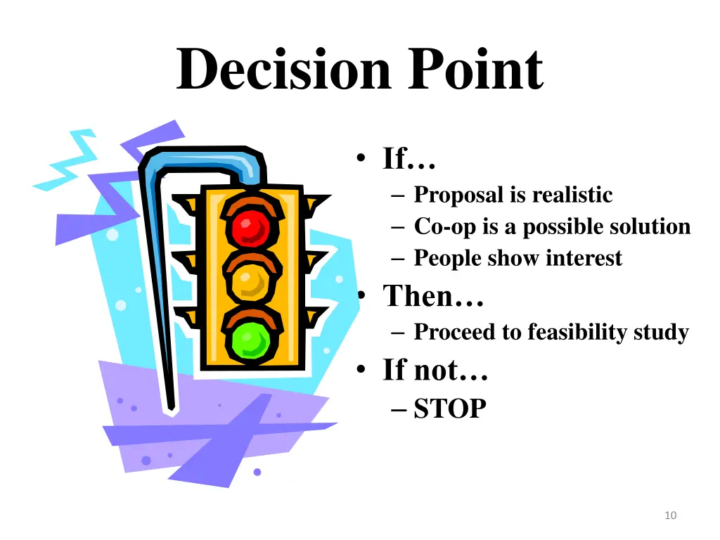 decision point