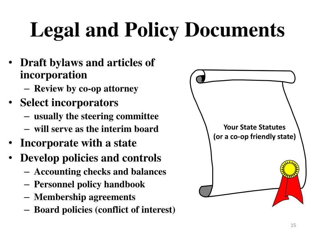 legal and policy documents